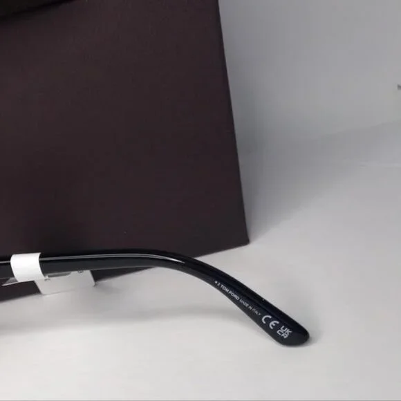 Tom Ford MARSHALL FT 0929 Shiny Black/Grey Brown Shaded 58/16/145 unisex Sunglas - Picture 9 of 9